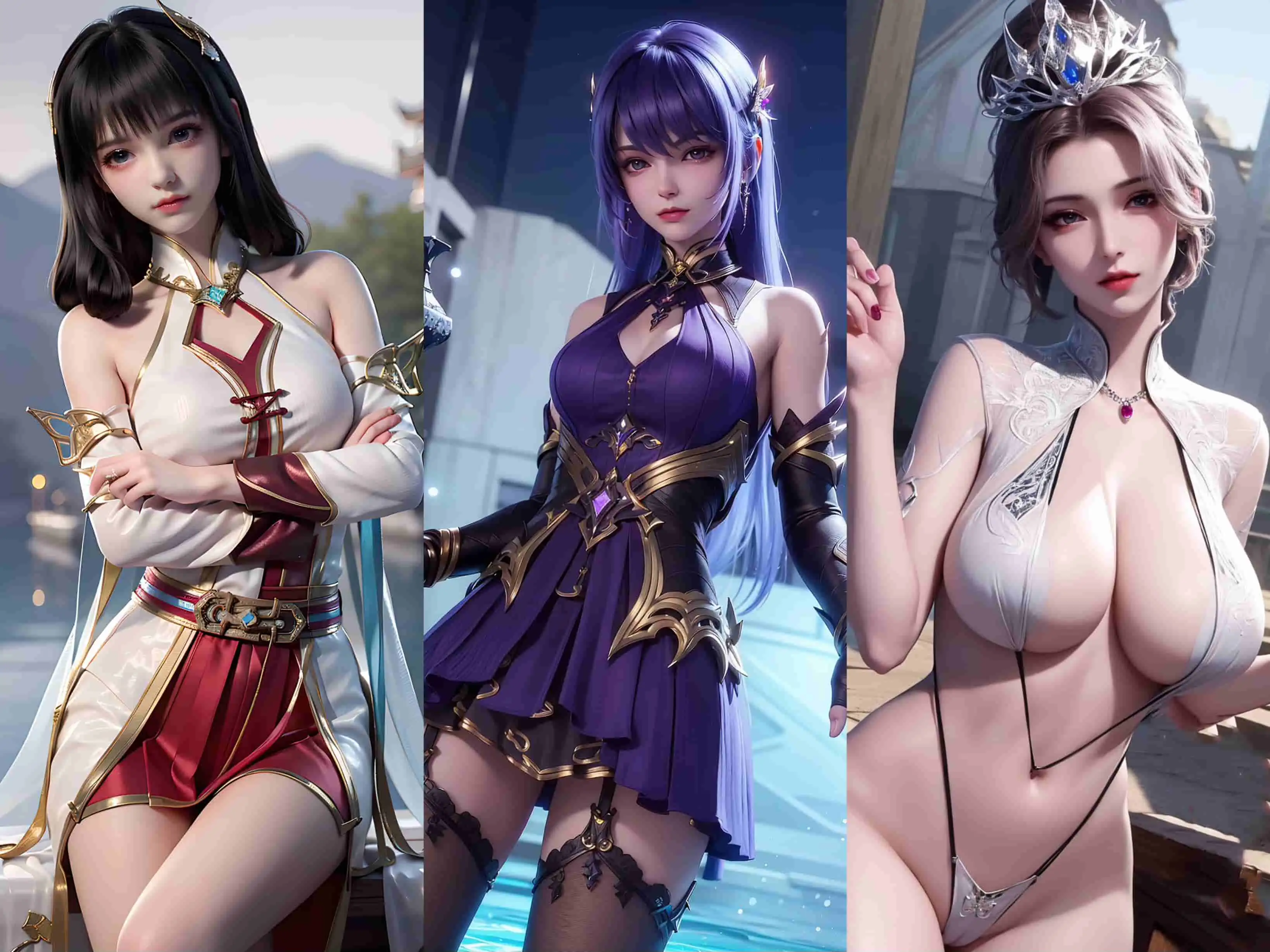 231215 云落/圣采儿/比比东 三组合集 1157P