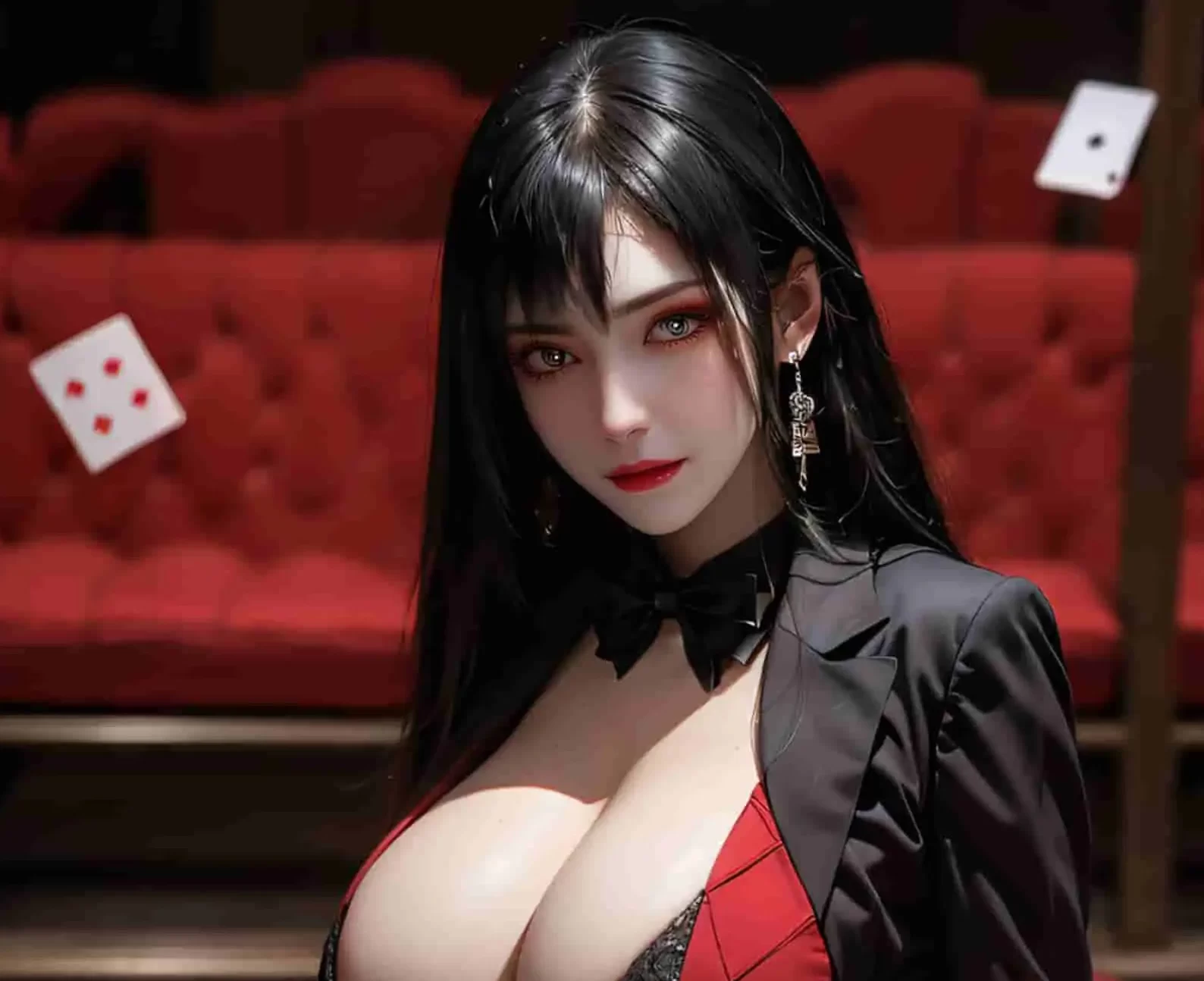 【双旦浮力】F40 斗破美杜莎黑丝打扑克 42P