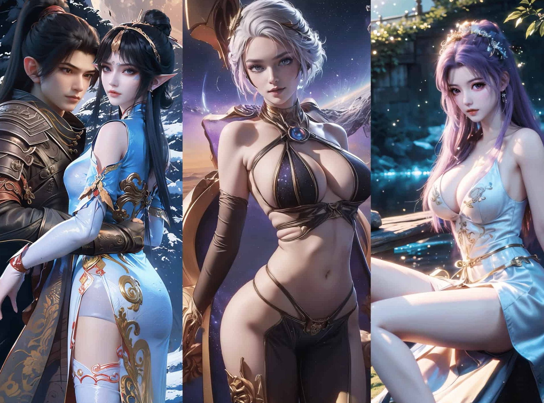 240607 凤清儿/九皇女/云霄仙子 三组合集 1567P