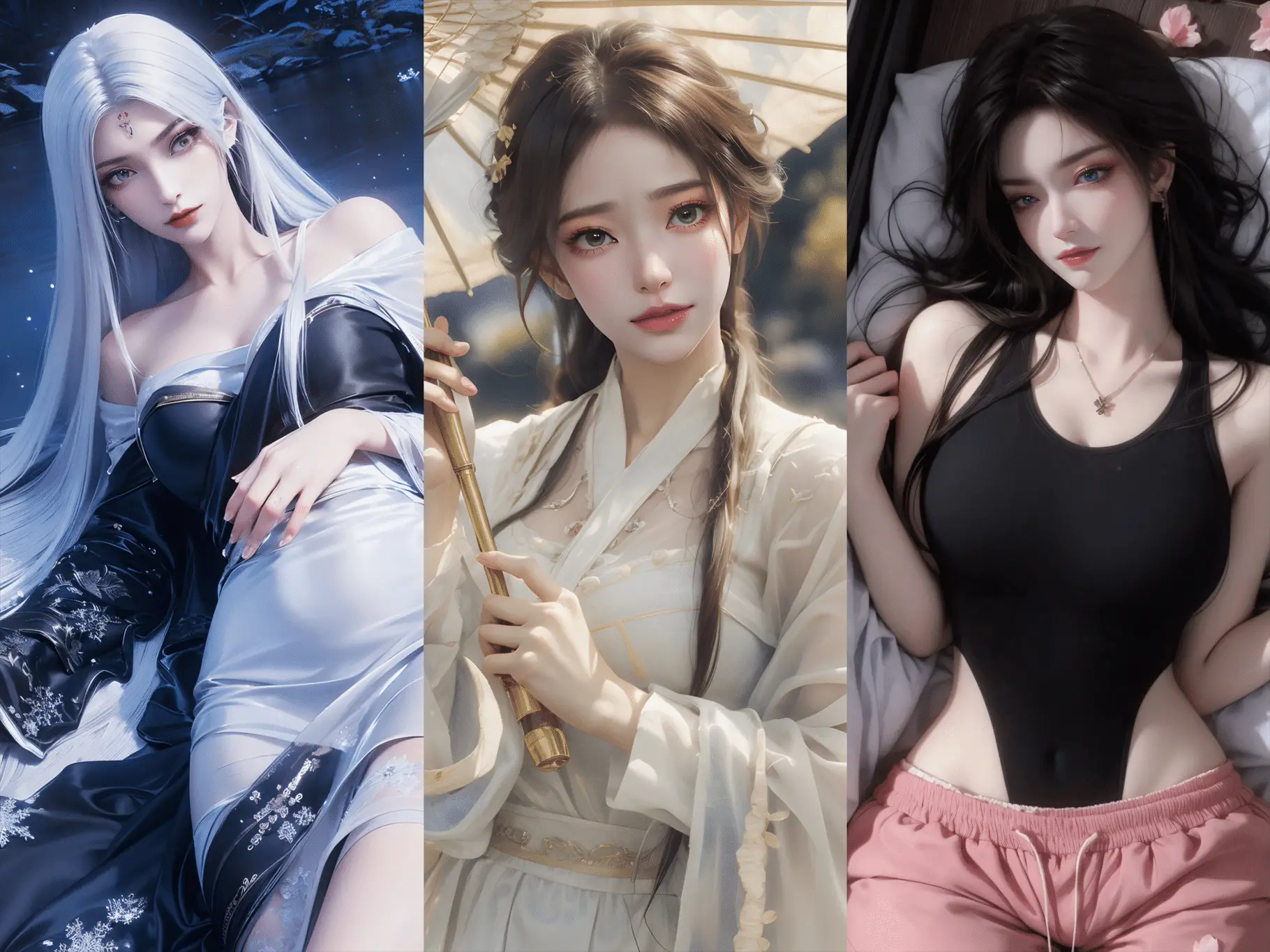 240816 小白/姚曦/美杜莎 三组合集 1738P