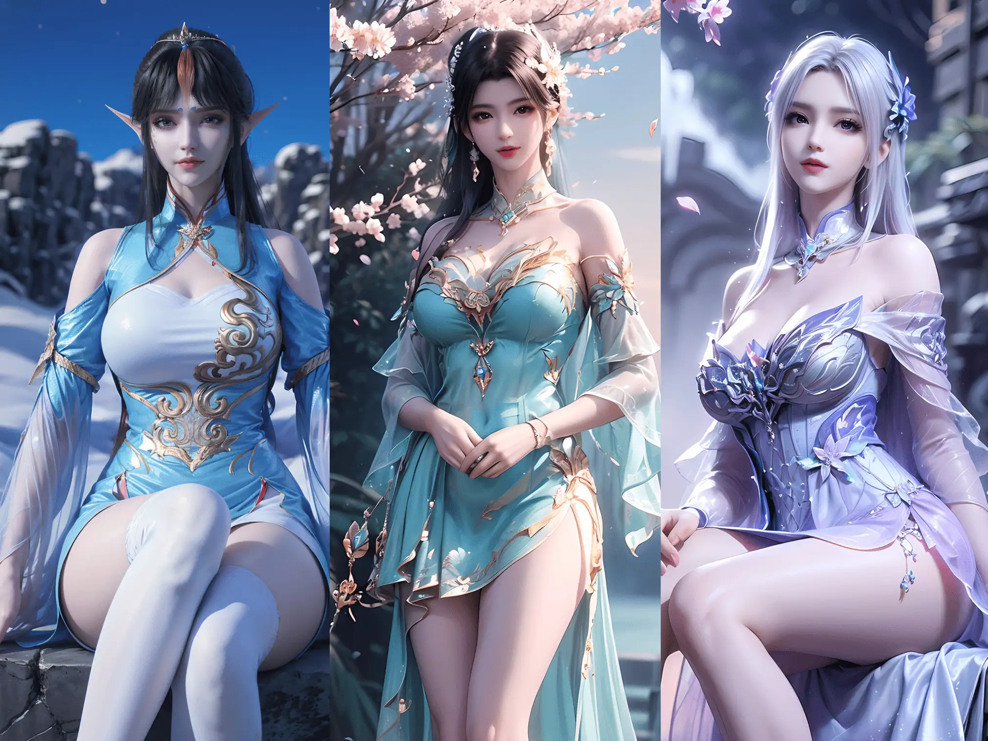 241018 凤清儿/萧薰儿/小医仙 三组合集 1407P