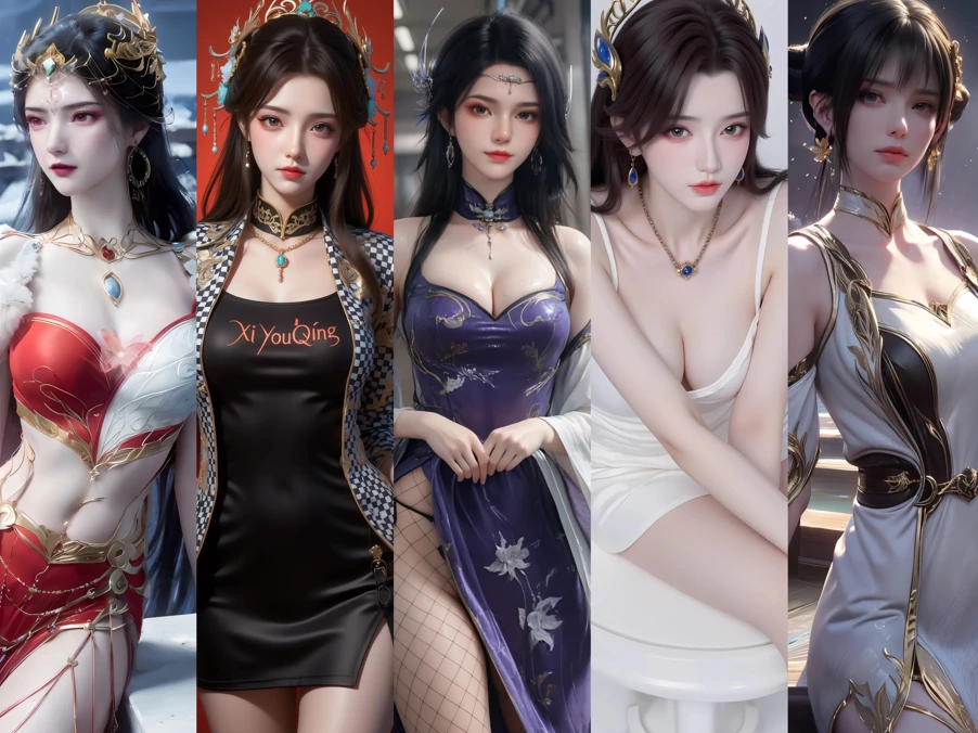 241226 红蝶/溪幼琴/玄衣/ 曹颖 四组合集 1676P