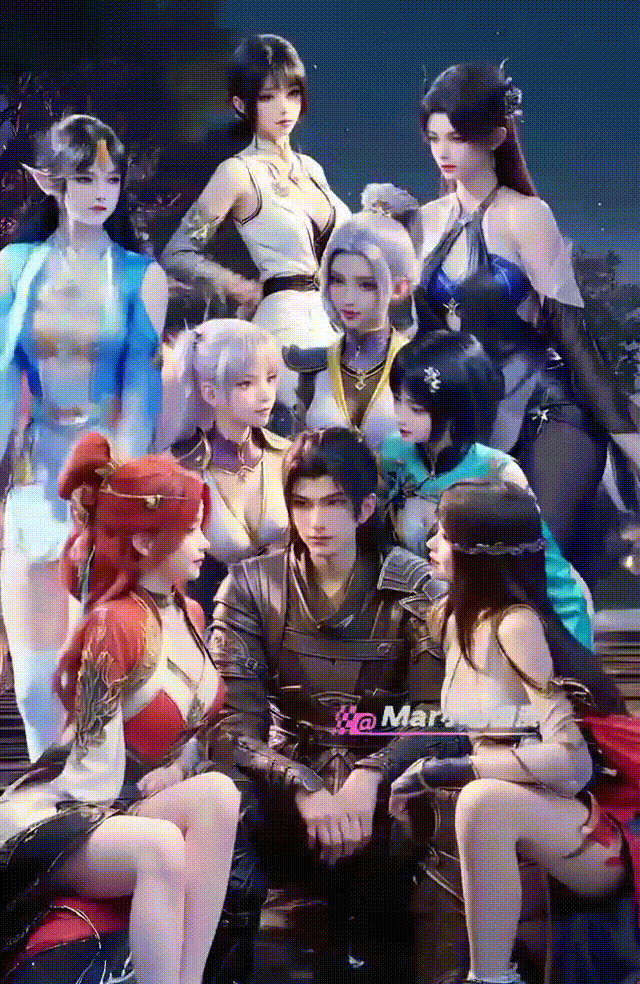 【全网首发】S001小马AI原创多人动态壁纸 10P