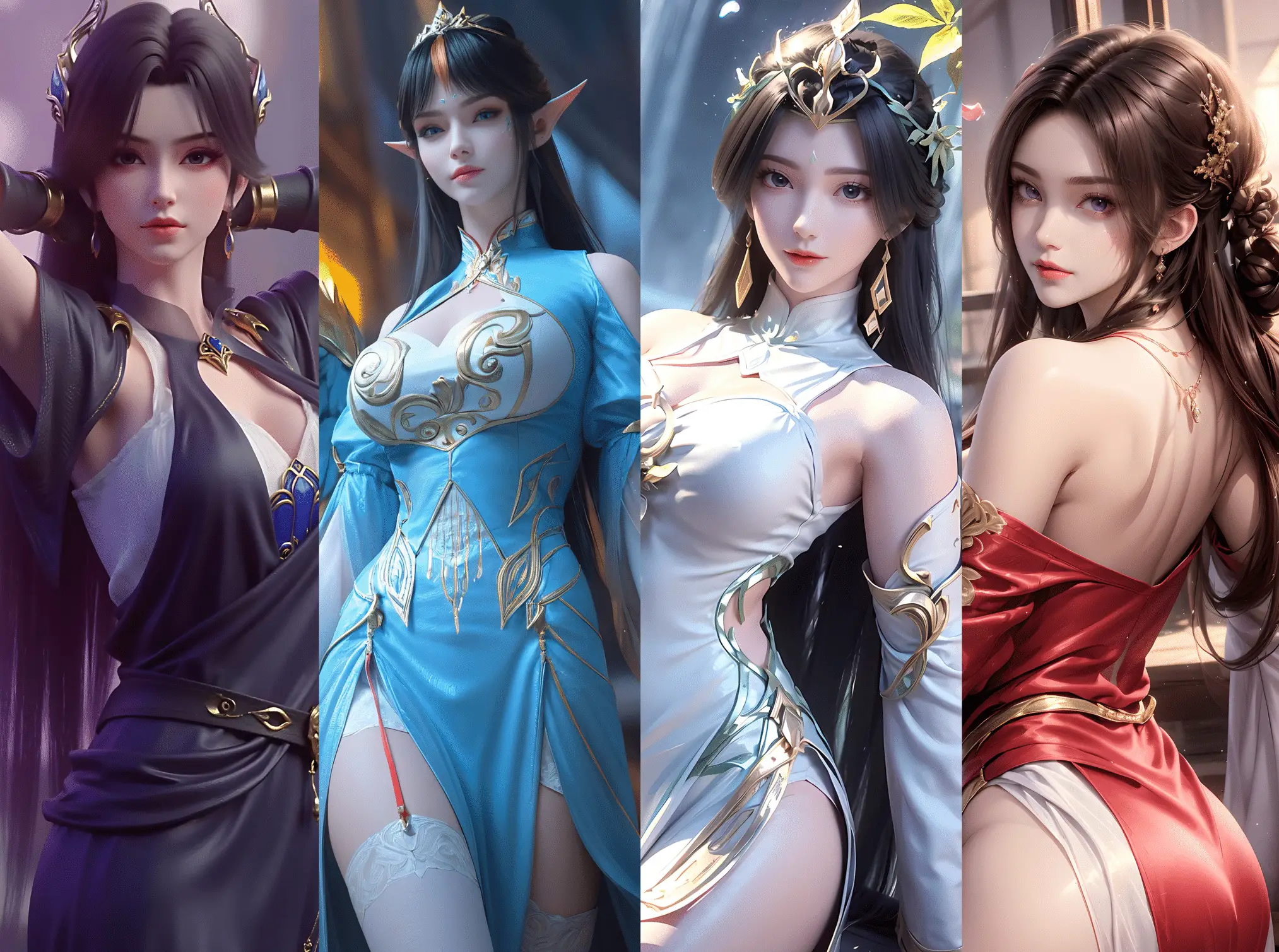 250124 曹颖/凤清儿/秦妈柳妈 三组合集 1556P