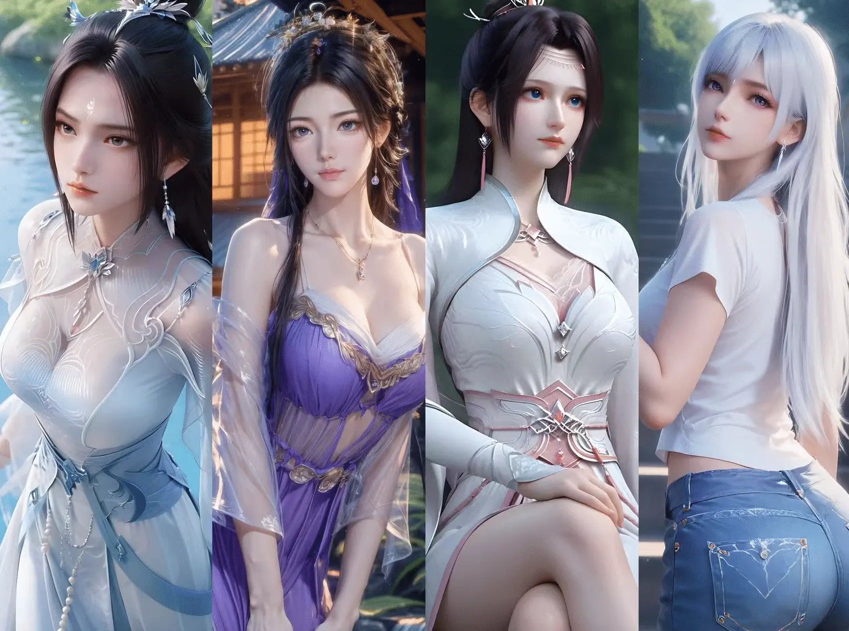 250914 陆雪琪/紫灵/云韵/圣采儿 四组合集 2793P