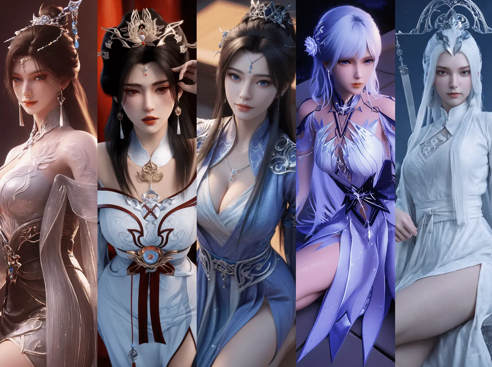 260317 南宫仙儿梦可儿/姚曦雪赵欣梦/圣采儿/剑妈 四组合集 3129P